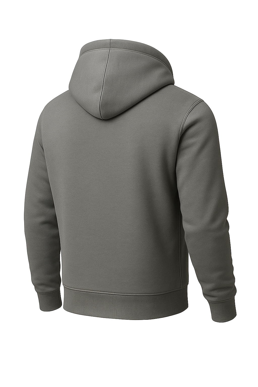 USB Verwarmde Hoodie – 7 Verwarmzones – Unisex Thermo Fleece – Grijs
